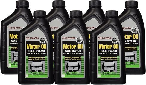 مجموعة OEM الأصلية مكونة من 7 زيت محرك اصطناعي 0W-20 SAE in Saudi Arabia