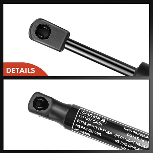 غطاء محرك السيارة A-Premium يدعم دعامات الصدمات المتوافقة مع موديلات مختارة من Audi - TT TT Quattro 2000-2006، قابلة للتحويل/كوبيه - استبدال # 8196044، 8N0823359 (مجموعة قطعتين) in Kuwait