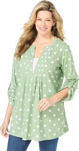 Woman Within Plus Size 7-Day Layered-Look Tunic in Saudi Arabia