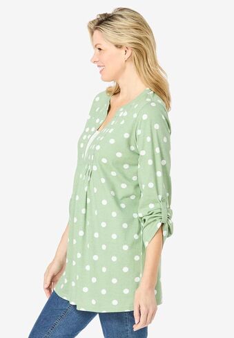 Woman Within Plus Size 7-Day Layered-Look Tunic in Saudi Arabia