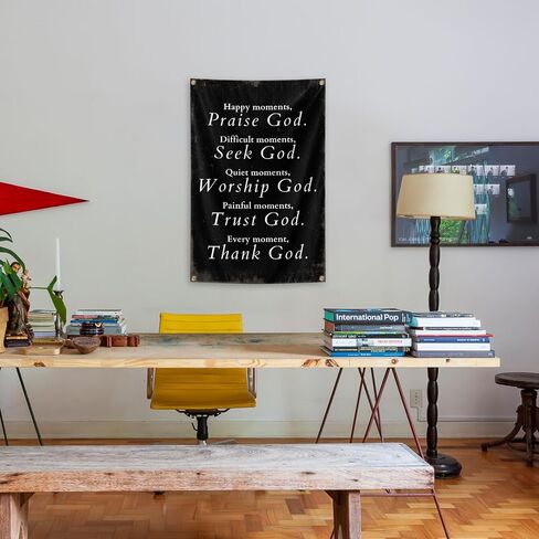 Thank God Christian Wall Art Sayings Posters Tapestry 2x3 Ft Aesthetic Poster for Teen Boys Girls Bedroom and College Dorm Wall Decor Gifts in Saudi Arabia