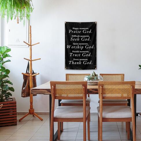 Thank God Christian Wall Art Sayings Posters Tapestry 2x3 Ft Aesthetic Poster for Teen Boys Girls Bedroom and College Dorm Wall Decor Gifts in Saudi Arabia