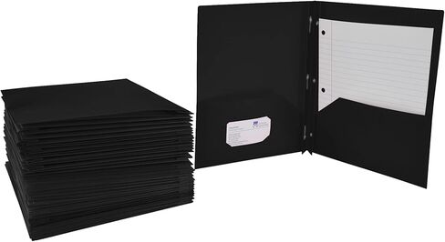 School Smart 2-Pocket Poly Folders, Purple, Pack of 25 in Kuwait