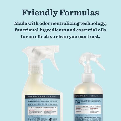 Mrs. Meyer's Clean Day Dog Care Kit, Includes 3in1 Dog Shampoo - White Peach, Dog Deodorizing Spritz - White Peach and Pet Stain & Odor Fighter - Coconut Leaf in Kuwait