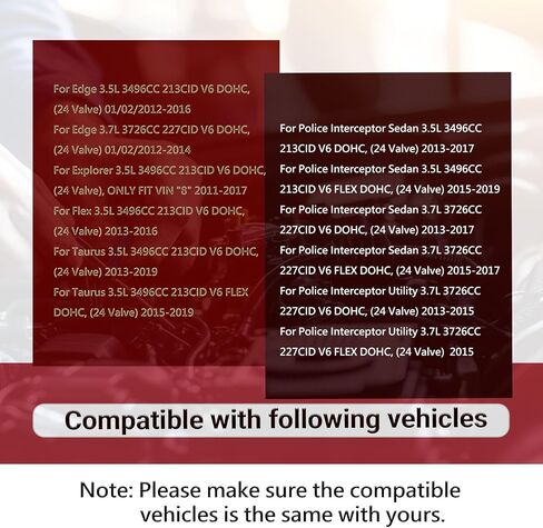 AT4Z-6268-A Timing Chain Kit with Water Pump (14pcs) Compatible with F150 3.5L 2015-2017, Edge 3.5L 2011-2016, Explorer 2011-2017, Taurus 2013-2019 Direct Timing Chain Replace OE BL3Z-6268-A in Kuwait
