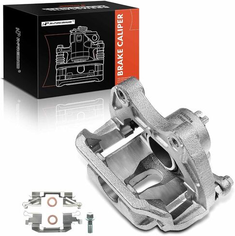 A-Premium Disc Brake Caliper Assembly with Bracket Compatible with Select Nissan Models - Maxima 2003 2004 2005 2006 2007 2008 2008, V6 3.5L - Front Right Passenger Side in Saudi Arabia