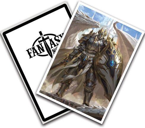 Fantasy North - Phorgoros - Plutonium Dragon - 100 Smooth Matte TCG Trading Card Sleeves - Fits Magic MTG Commander Pokemon and Other Card Games - Playing Card Sleeves in Saudi Arabia