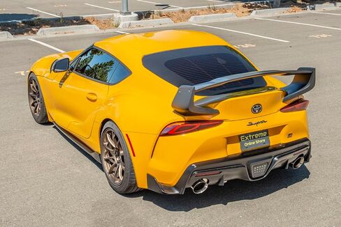 Extreme Online Store Replacement for 2020-Present Toyota A90 A91 Supra | ST Style Rear Trunk Lid Wing Spoiler (ABS Plastic - Matte Black) in Saudi Arabia