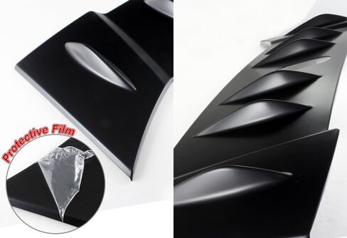 W-POWER, Rear Roof Diffuser Spoiler Wing 6 Shark Fins Compatible with 2013-2018 Subaru BRZ/Scion FR-S FRS, Shark Fin Roof Spoiler Wing, 2014 2015 2016 2017 (Painted Carbon Fiber) in Saudi Arabia