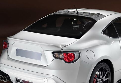 W-POWER, Rear Roof Diffuser Spoiler Wing 6 Shark Fins Compatible with 2013-2018 Subaru BRZ/Scion FR-S FRS, Shark Fin Roof Spoiler Wing, 2014 2015 2016 2017 (Painted Carbon Fiber) in Saudi Arabia