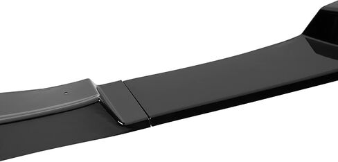Spec-D Tuning Matte Black Front Bumper Lip Splitter Spoiler 3PC Compatible with 2012-2014 Mercedes Benz W204 in Saudi Arabia