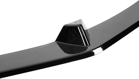 Spec-D Tuning Matte Black Front Bumper Lip Splitter Spoiler 3PC Compatible with 2012-2014 Mercedes Benz W204 in Saudi Arabia