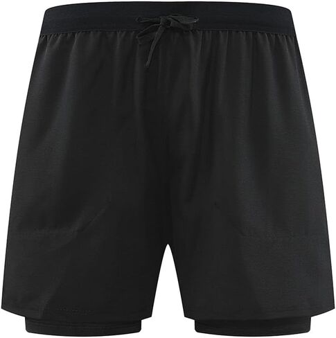 Men's Athletic Shorts Lightweight Quick Dry Gym Training Shorts with Elastic Waistband and Zipper Pockets in Saudi Arabia