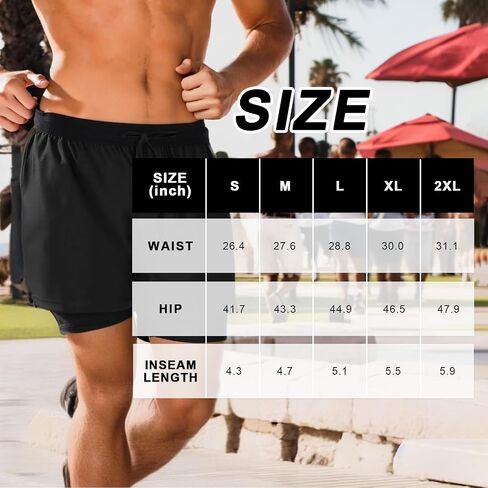Men's Athletic Shorts Lightweight Quick Dry Gym Training Shorts with Elastic Waistband and Zipper Pockets in Saudi Arabia