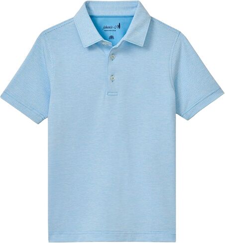 johnnie-O Performance Jersey Jr. Polo - Lyndonn Stripe in Kuwait