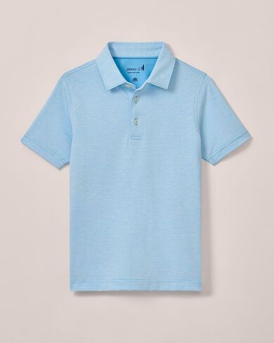 johnnie-O Performance Jersey Jr. Polo - Lyndonn Stripe in Kuwait