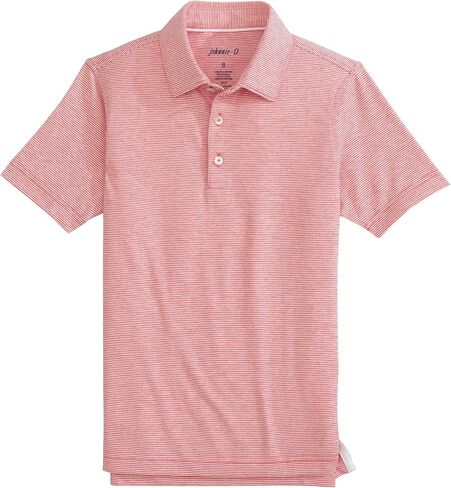johnnie-O Performance Jersey Jr. Polo - Lyndonn Stripe in Saudi Arabia
