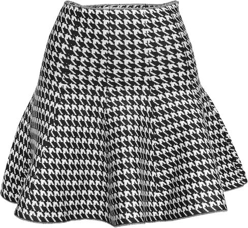 KMystic Womens Mini Winter Thick Knit Stretchy Flared Skater Skirt in Saudi Arabia