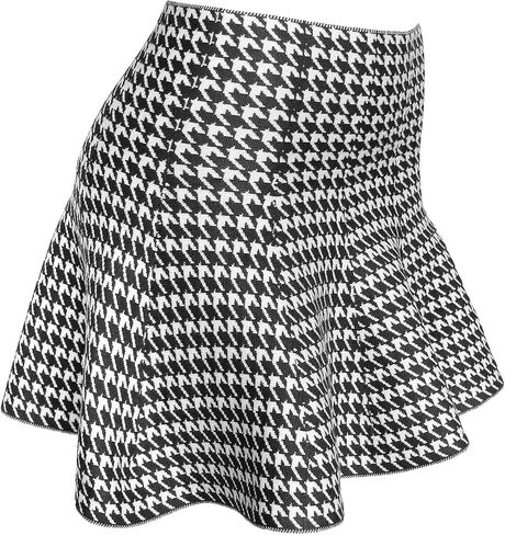 KMystic Womens Mini Winter Thick Knit Stretchy Flared Skater Skirt in Saudi Arabia
