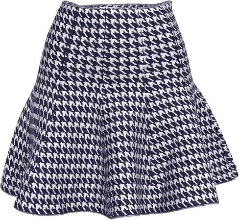 KMystic Womens Mini Winter Thick Knit Stretchy Flared Skater Skirt in Saudi Arabia