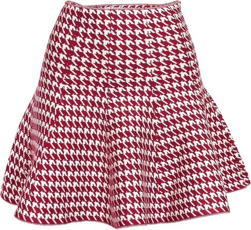 KMystic Womens Mini Winter Thick Knit Stretchy Flared Skater Skirt in Saudi Arabia