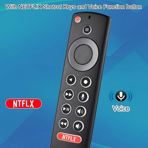 Replacement for Samsung-TV-Remote,Smart Voice Control Comptible with BN59-1312A,for Samsung 2018-2023 Curved Frame QLED LED LCD 8K 4K TVs, with 3 Shortcuts NEFTLIX,Prime Video,Hulu in Saudi Arabia