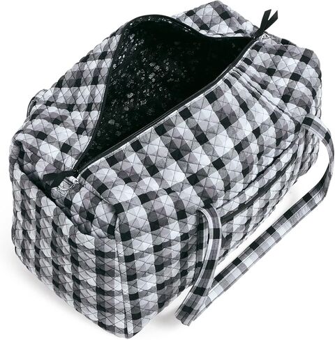 حقيبة دفل كبيرة للسفر من القطن من Vera Bradley (تتوفر فرق متعددة)، كستنائي/أبيض حديقة المطر مع جامعة ولاية فلوريدا in Kuwait