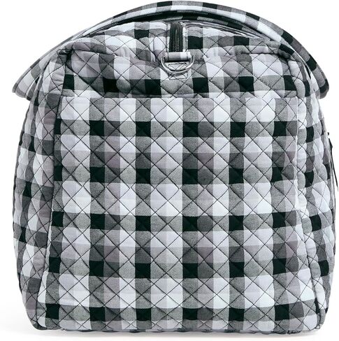 حقيبة دفل كبيرة للسفر من القطن من Vera Bradley (تتوفر فرق متعددة)، كستنائي/أبيض حديقة المطر مع جامعة ولاية فلوريدا in Kuwait