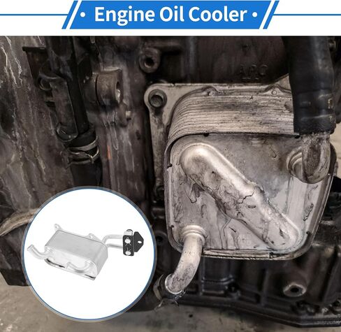 1 Pc Engine Oil Cooler for Ford for Ranger Aluminum Alloy Transmission Oil Cooler Trans Cooler with O-ring Seals in Saudi Arabia