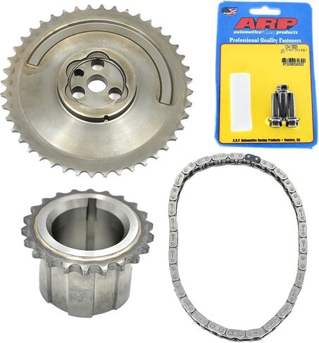 Michigan Motorsports Performace Timing Chain Set | 1-Pole 3-Bolt Cam Sprocket, ARP Cam Bolts, Crank Gear & Heavy-Duty Timing Chain | Fits 4.8L 5.3L 5.7L 6.0L LS1 LS2 LS6 LQ4 LQ9 LM7 L59 & LS4 Engines in Saudi Arabia