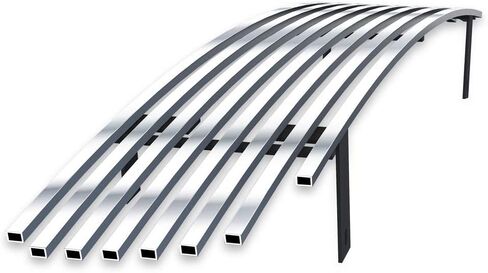 APS متوافق مع Ford Mustang 2003-2004 SVT Cobra المصد السفلي من الفولاذ المقاوم للصدأ SS الكروم البليت الأمامي للشواية إدراج S18-A92066F in Saudi Arabia