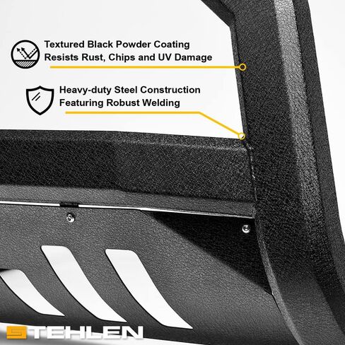 Stehlen 714937183773 Compatible with 2010-2018 Dodge Ram 2500/3500 Advance Series Bull Bar - Matte Black in Saudi Arabia