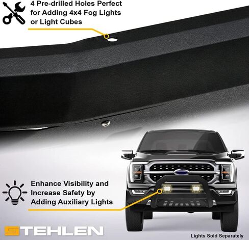 Stehlen 714937183773 Compatible with 2010-2018 Dodge Ram 2500/3500 Advance Series Bull Bar - Matte Black in Saudi Arabia