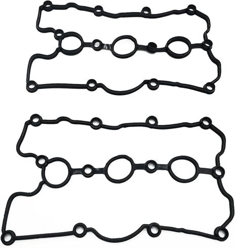 Engine Valve Cover Gasket Set Compatible with Audi A4 Quattro A5 A6 A7 A8 Q5 Q7 S4 S5 Sq5 Replacement for Volkswagen Touareg 2013 2014 2015 2016 2017 2018 2019 V6 3.0L 3.2L Replace VS50865R in Kuwait