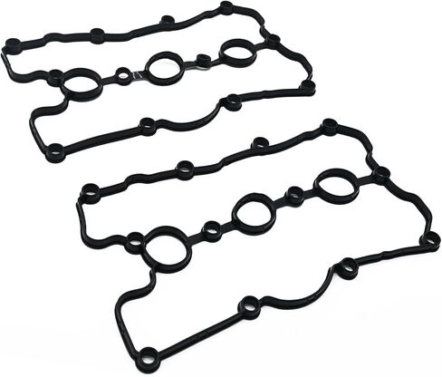 Engine Valve Cover Gasket Set Compatible with Audi A4 Quattro A5 A6 A7 A8 Q5 Q7 S4 S5 Sq5 Replacement for Volkswagen Touareg 2013 2014 2015 2016 2017 2018 2019 V6 3.0L 3.2L Replace VS50865R in Kuwait