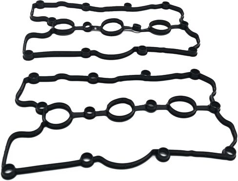 Engine Valve Cover Gasket Set Compatible with Audi A4 Quattro A5 A6 A7 A8 Q5 Q7 S4 S5 Sq5 Replacement for Volkswagen Touareg 2013 2014 2015 2016 2017 2018 2019 V6 3.0L 3.2L Replace VS50865R in Kuwait