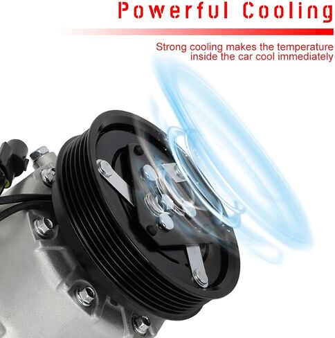 cciyu Air Conditioning Compressor 2009-2010 Fit for Hyundai Sonata 2.4L 2009-2010 Fit for Kia Optima 2.4L AC Compressor Pump in Saudi Arabia