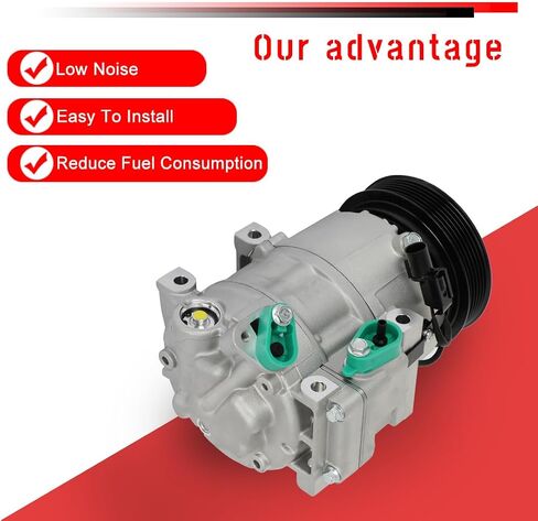 cciyu Air Conditioning Compressor 2009-2010 Fit for Hyundai Sonata 2.4L 2009-2010 Fit for Kia Optima 2.4L AC Compressor Pump in Saudi Arabia
