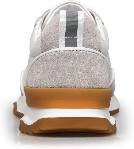ZRO Men's Handmade Light Luxury Top-Layer Cowhide Leather Casual Sneakers - Comfort Office & Walking Shoes in Saudi Arabia