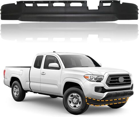 المصد السفلي الأمامي مناسب لسيارة Toyota Tacoma 2016-2023، أسود مزخرف، استبدال TO1093130، 5385104070 in Saudi Arabia