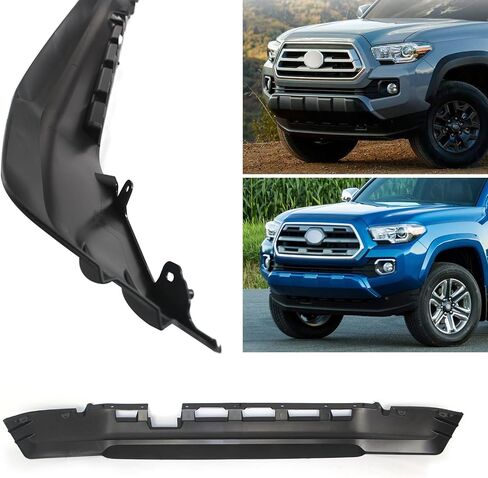 المصد السفلي الأمامي مناسب لسيارة Toyota Tacoma 2016-2023، أسود مزخرف، استبدال TO1093130، 5385104070 in Saudi Arabia