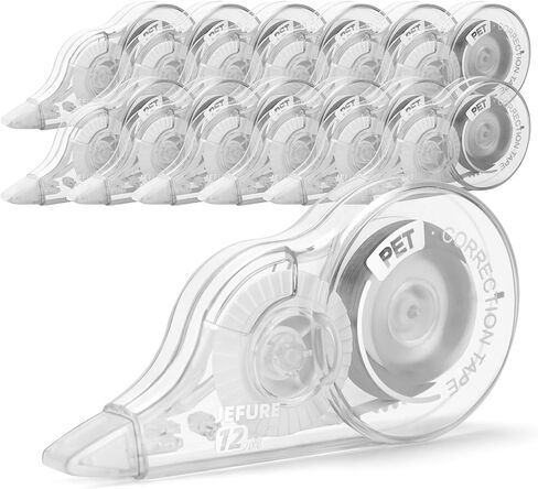40 Pcs 39.4 Ft Correction Tape, Tear-Resistant Tape Bulk for School, Office, Note Taking, Journal (Tape Width 0.2 in, Clear) in Saudi Arabia