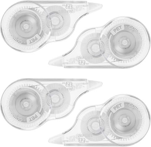 40 Pcs 39.4 Ft Correction Tape, Tear-Resistant Tape Bulk for School, Office, Note Taking, Journal (Tape Width 0.2 in, Clear) in Saudi Arabia