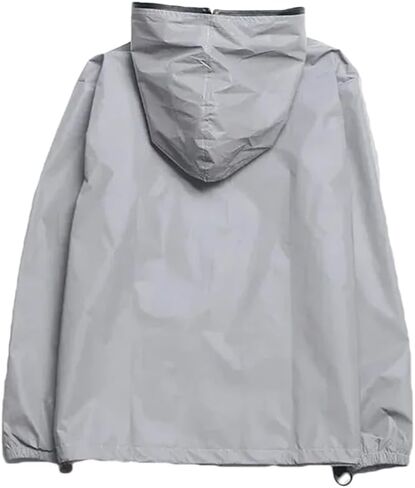 Night Reflective Jackets Men's Fashion Outwear Hooded Coats Windproof Couple Clothes Hip Hop Streetwear JK04 in Saudi Arabia