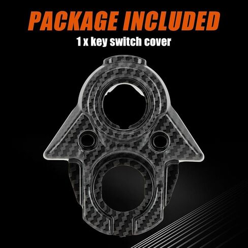 Motorcycle Central Control Decorative Cover, PSLER Imitation Carbon Fiber Ignition Key Switch Cover for Surron Light Bee X/S/LBX Segway X260 X160 Electric Dirt Bike in Saudi Arabia