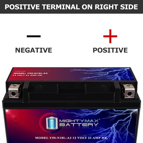 Mighty Max Battery Y50-N18L-A3 Motorcycle Battery for Honda 1500cc GL1500 Gold Wing 1996 in Saudi Arabia