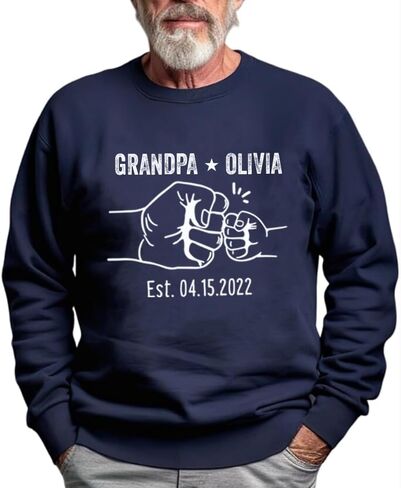 Personalized Grandpa Shirt with Kids Name Shirt, dad shirt, papa shirt, Gift for Dad, Daddy in Kuwait