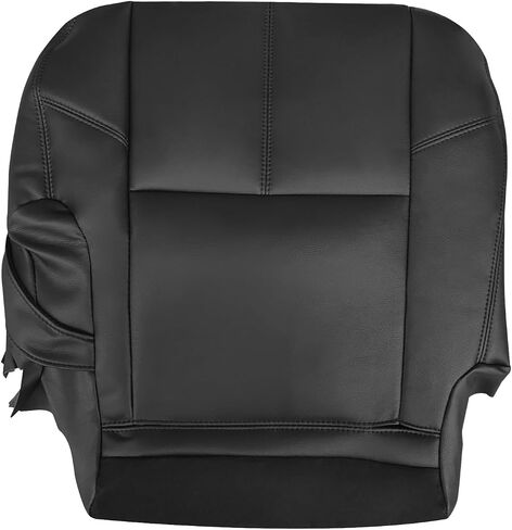 2nd Row Passenger Side Bottom Seat Cover Replacement Perforated Fits for Chevy GMC Tahoe Suburban Avalanche Yukon Silverado Sierra 2007-2014 Black in Saudi Arabia
