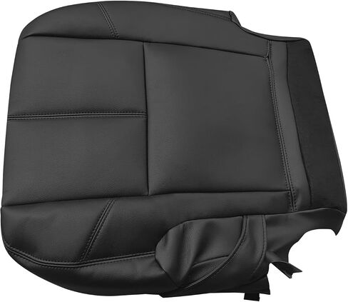 2nd Row Passenger Side Bottom Seat Cover Replacement Perforated Fits for Chevy GMC Tahoe Suburban Avalanche Yukon Silverado Sierra 2007-2014 Black in Saudi Arabia