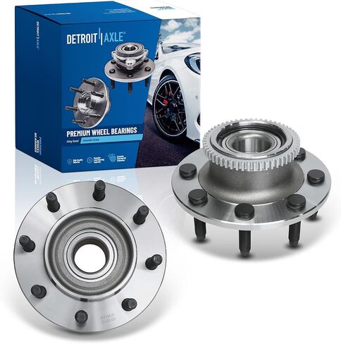 Detroit Axle - RWD Front Wheel Bearing Hubs for 2000 2001 2002 Dodge Ram 2500 3500 Replacement Wheel Bearing Hubs Assembly Set, Pair Hubs in Saudi Arabia